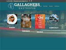 Tablet Screenshot of gallagherspubcork.com